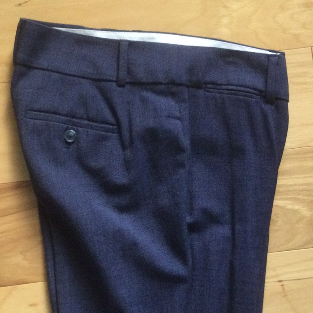 Loft 8P Julie blue trouser pants like new